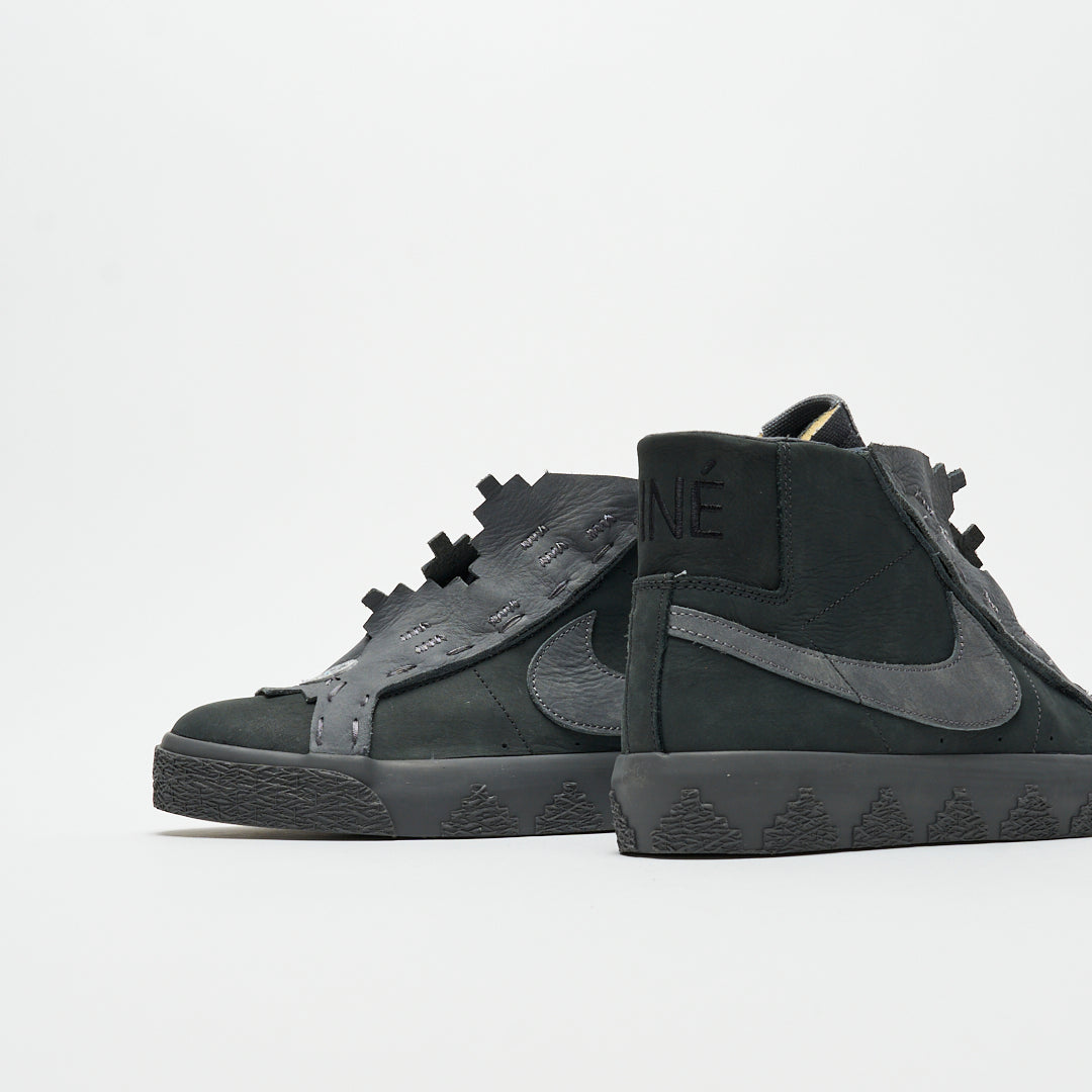 Nike SB - Zoom Blazer Mid "di orr greenwood" QS (anthracite/Dark Smoke Gray)