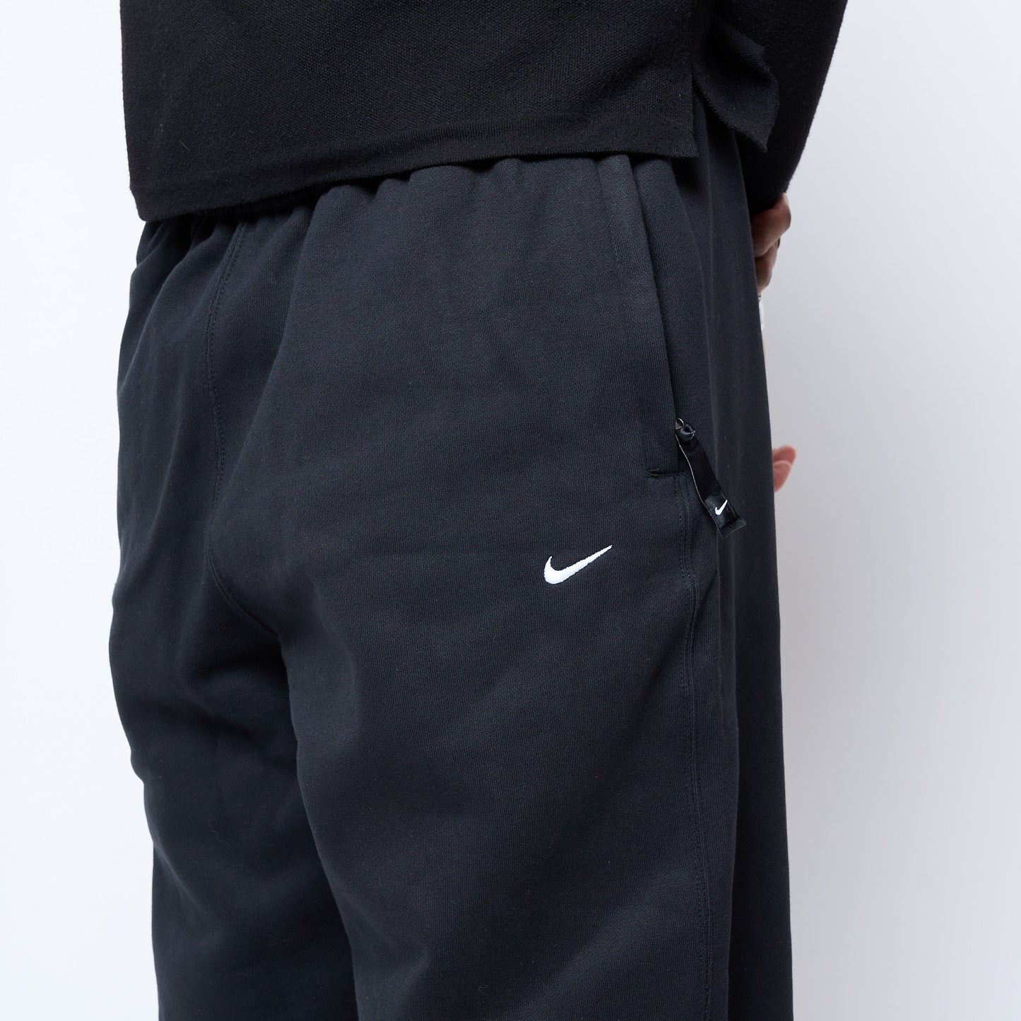 Nike - Solo Swoosh Fleece Pants (Black/White)