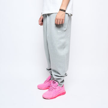 Nike Life - Solo Swoosh Fleece Pant (Dark Grey Heather/White)