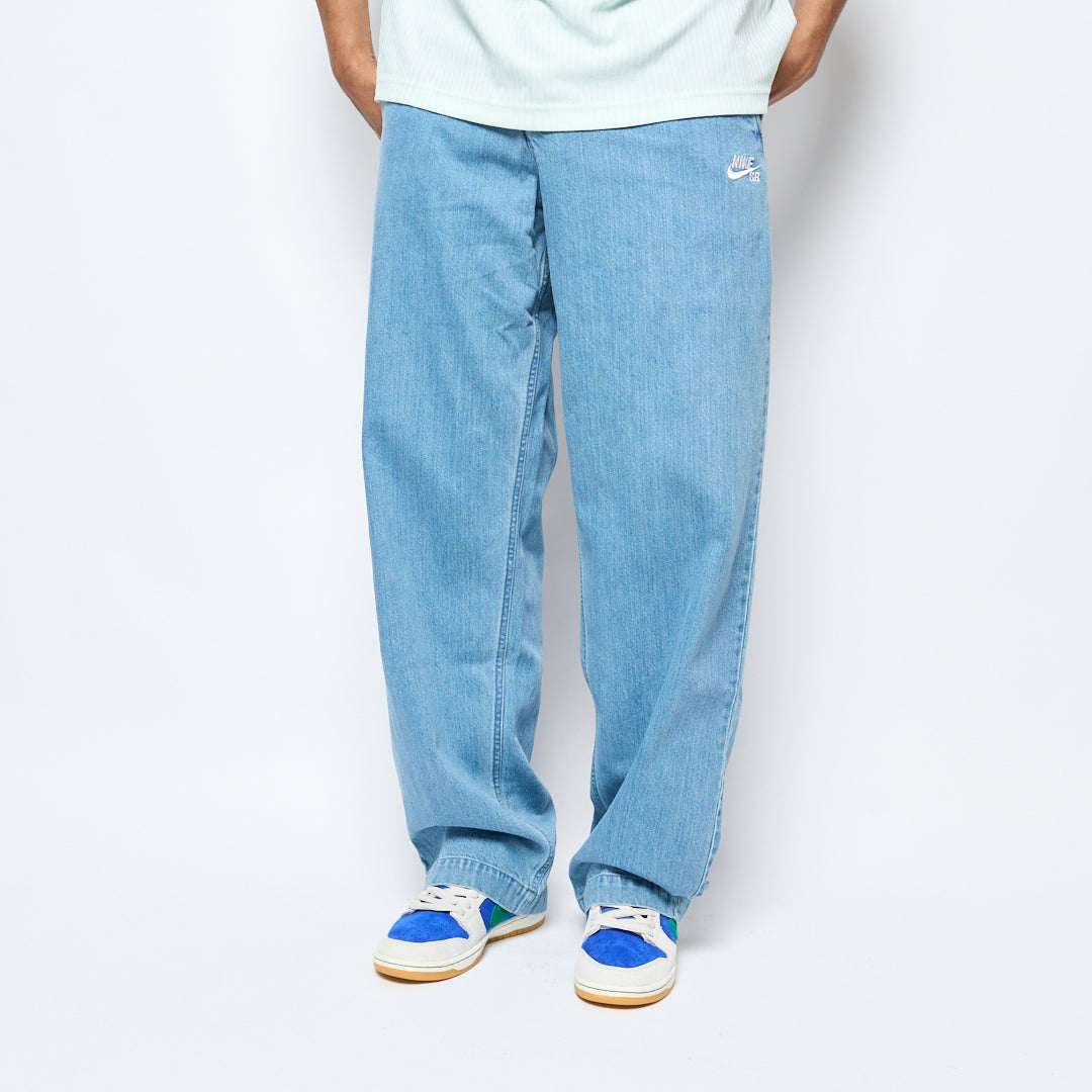 Nike SB Federation Olympics Agnostic Jeano Denim Pants Light Blue