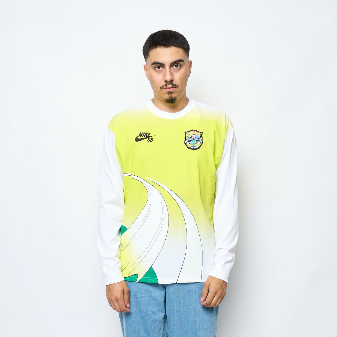 Nike SB Federation Olympics Agnostic Ls Jersey White