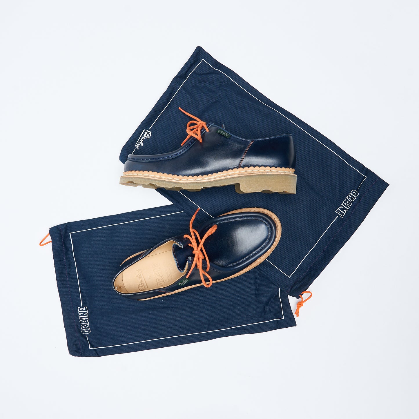 Graine x Paraboot - Michael Griff (Graine Miel/Vegetal Navy)
