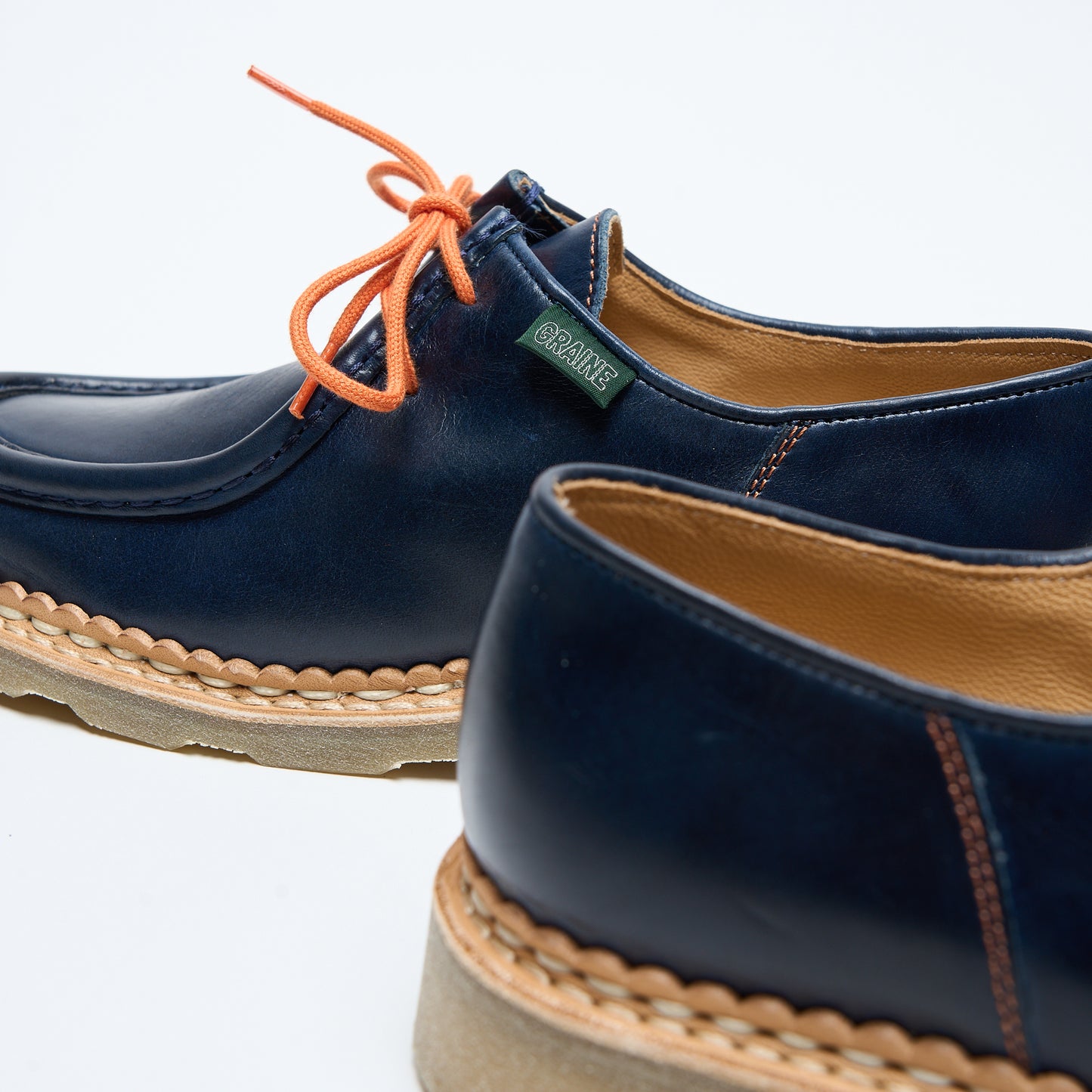 Graine x Paraboot - Michael Griff (Graine Miel/Vegetal Navy)