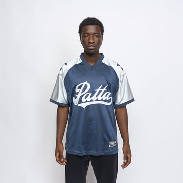 PATTA - Respect Football Jersey (Blue Night/Pearl Blue)