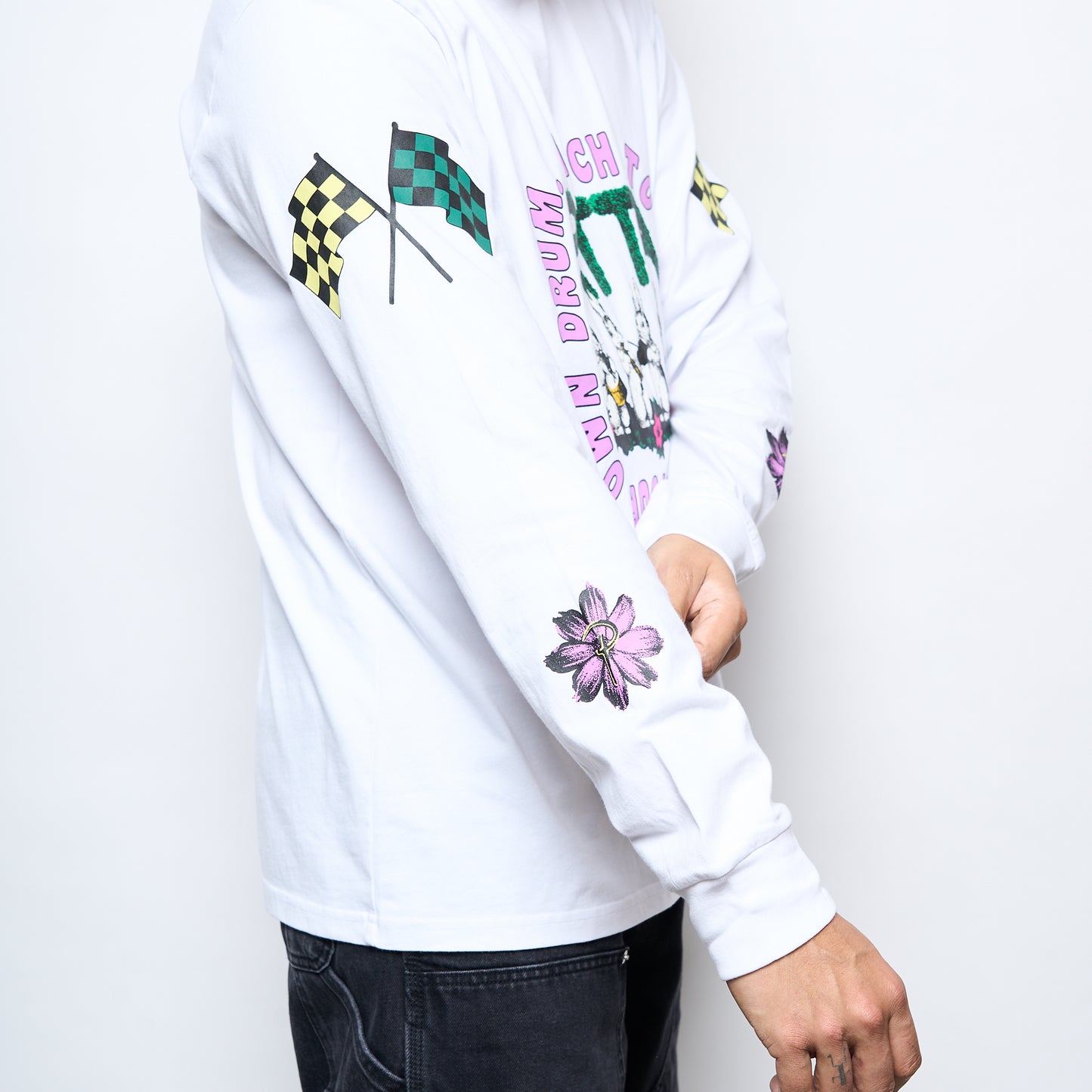 Patta Own Your Own Mind Long Sleeve T-Shirt (White)