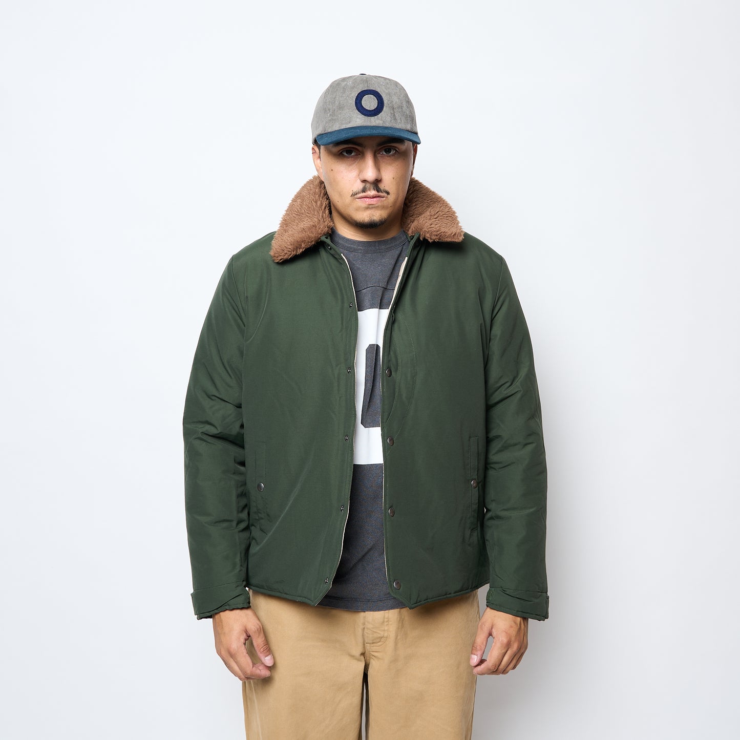 POP Trading Company - Padded Jacket (Duffel Green)