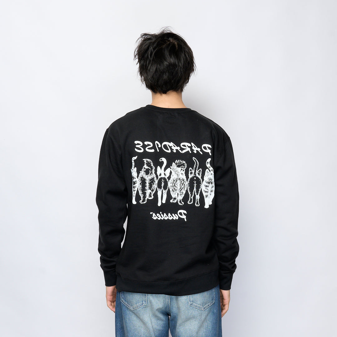 Paradise - Pussies Crew Crewneck (Black)