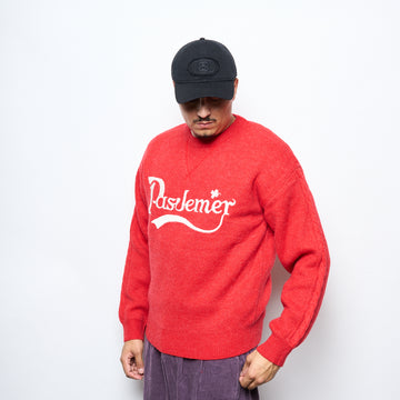 Pas De Mer - Pub Jumper Sweater (Bright Red)