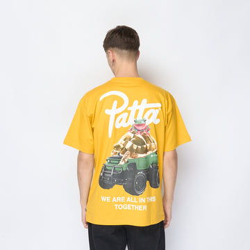 Patta - Animal T-shirt (Old Gold)