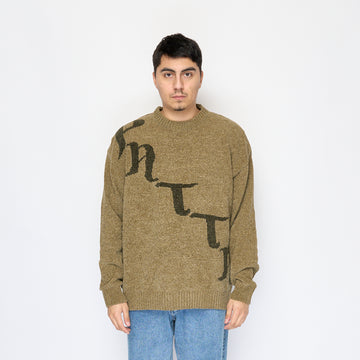 Patta - Chenille Knitted Sweater (Sage)