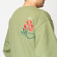 Patta - Flowers Crewneck Sweater (Loden Green)