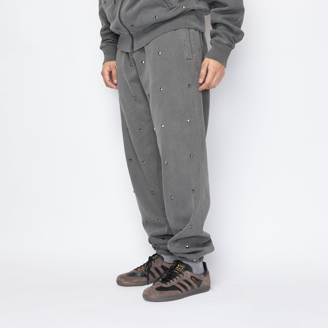 Patta - Studded Washed Jogging Pants (Volcanic Glass)