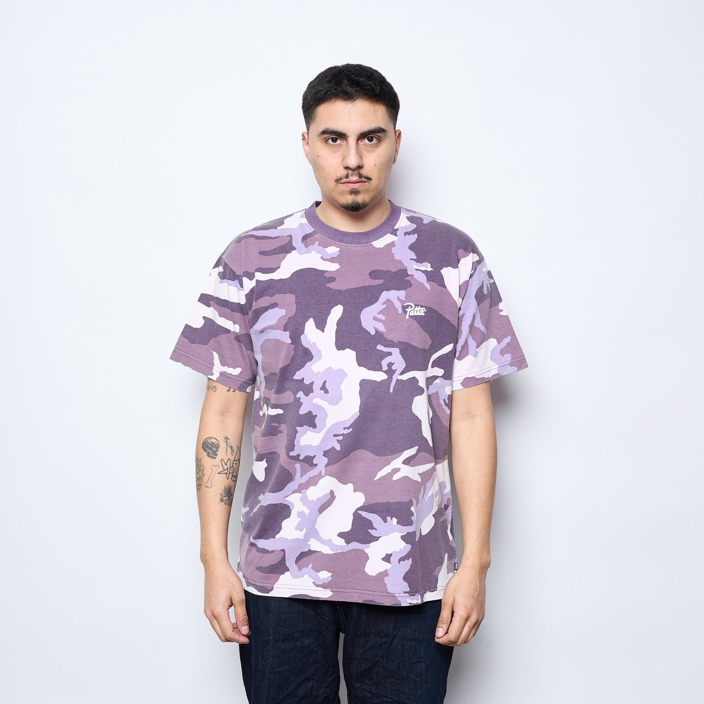 Patta - Basic Woodland Camo T-Shirt (Navy Cosmos)