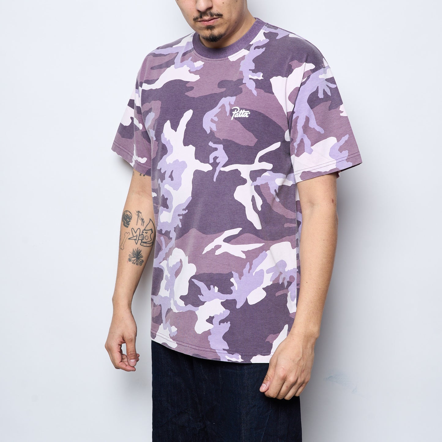 Patta - Basic Woodland Camo T-Shirt (Navy Cosmos)