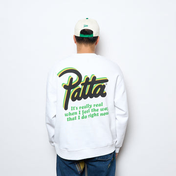 Patta - Block Party Crewneck Sweater (White)