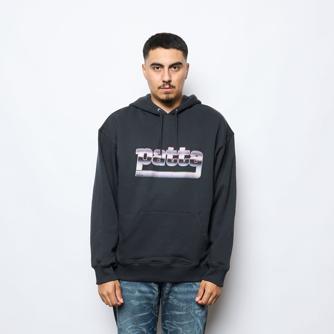 Patta - Metal Boxy Hooded Sweater (Moonless Night)