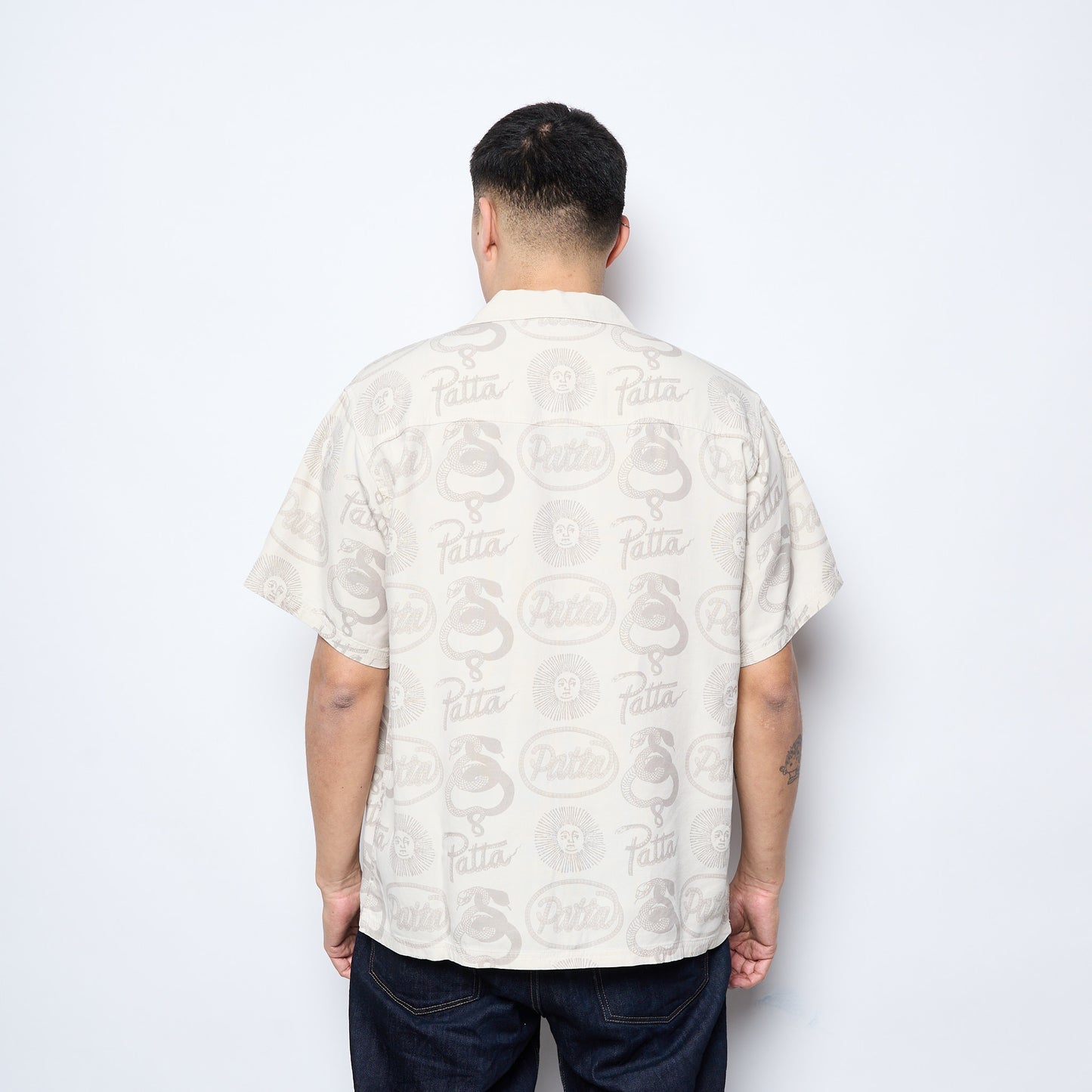Patta - Serpentes Summer Shirt (Pumic Stone)