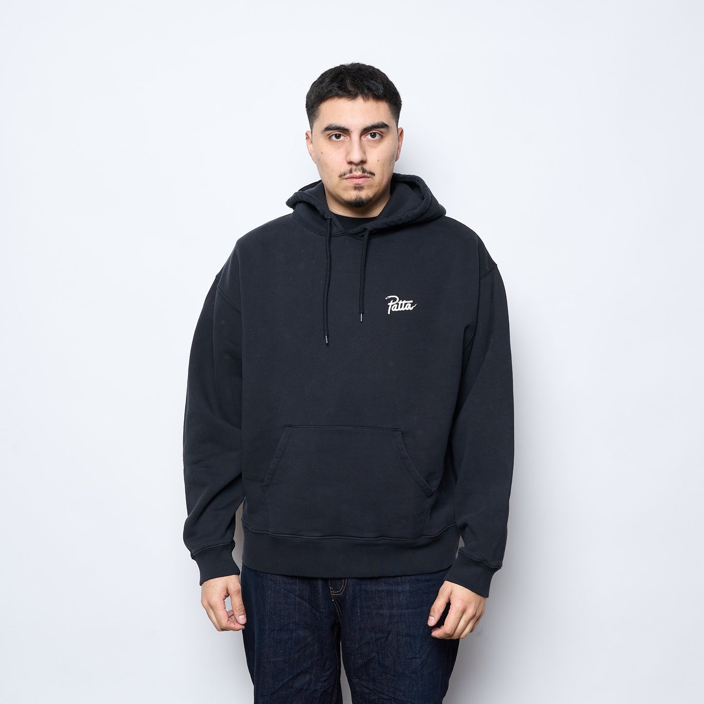 Patta - Snake Heart Boxy Hooded Sweater (Black)