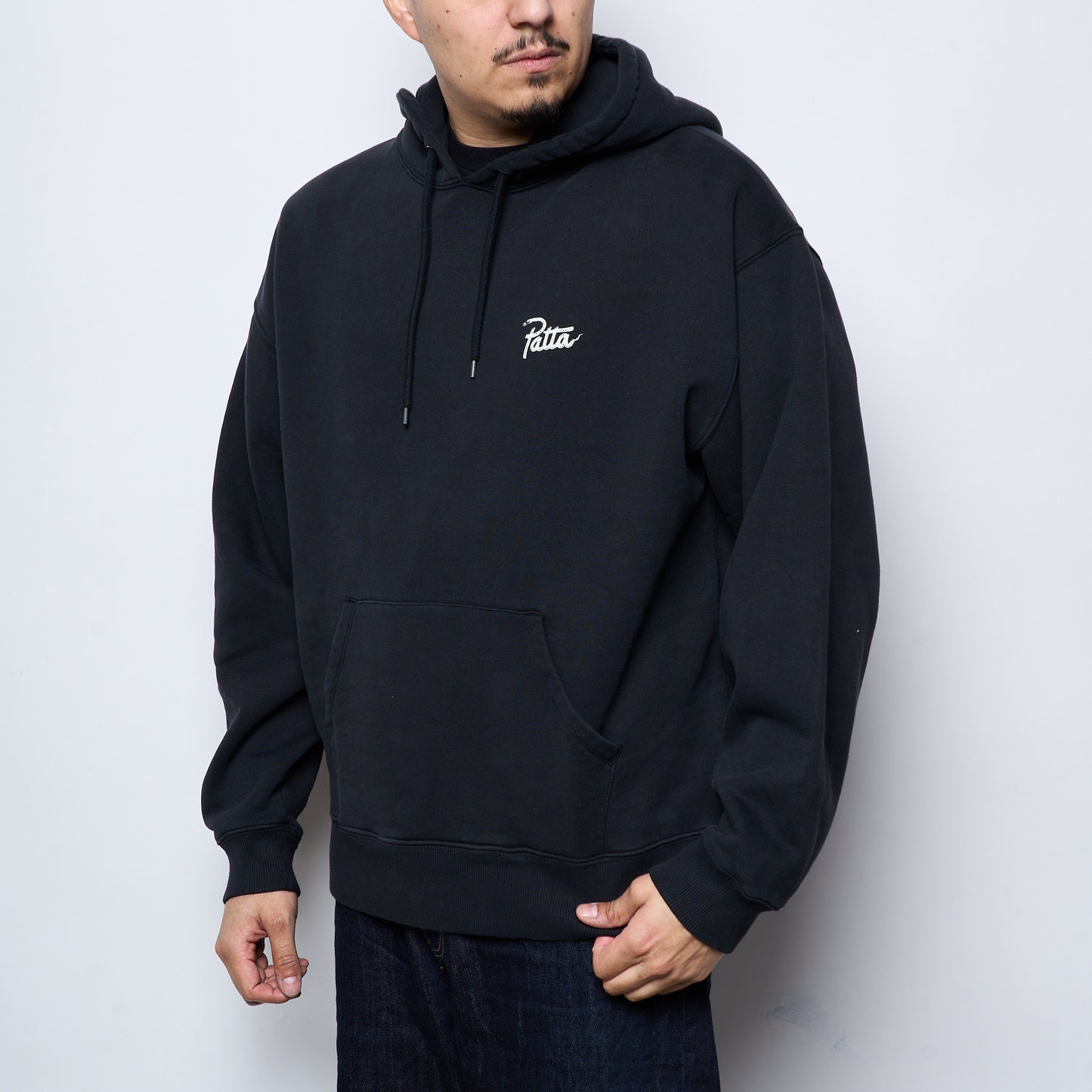Patta - Snake Heart Boxy Hooded Sweater (Black)