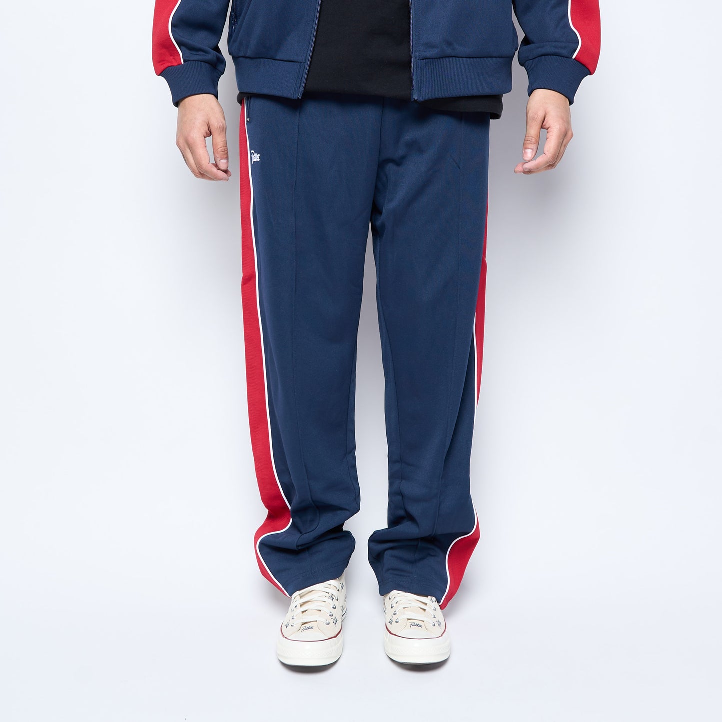 Patta - Tricot Straight Track Pants (Black Iris)