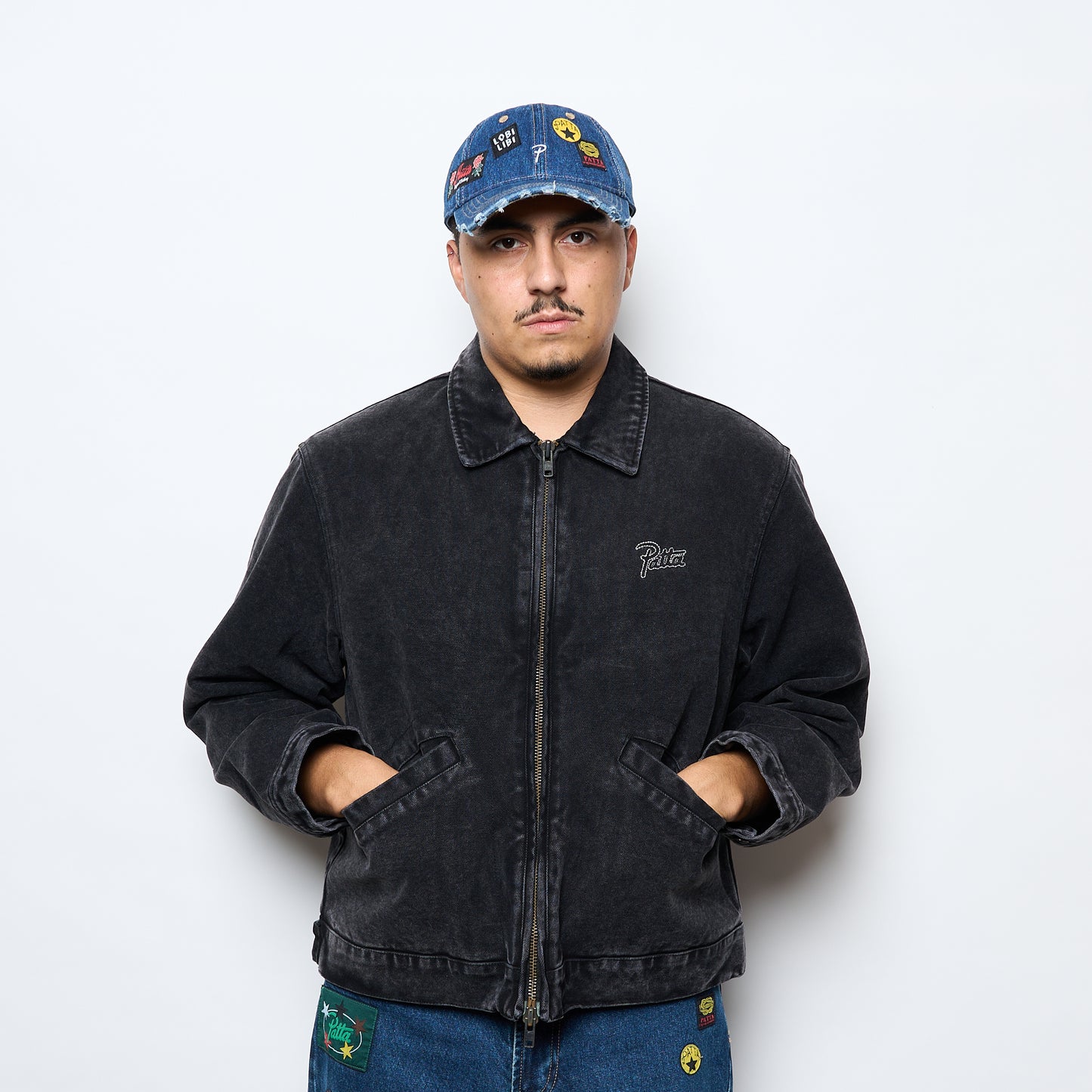 Patta - Washed Canvas Jacket (Black)