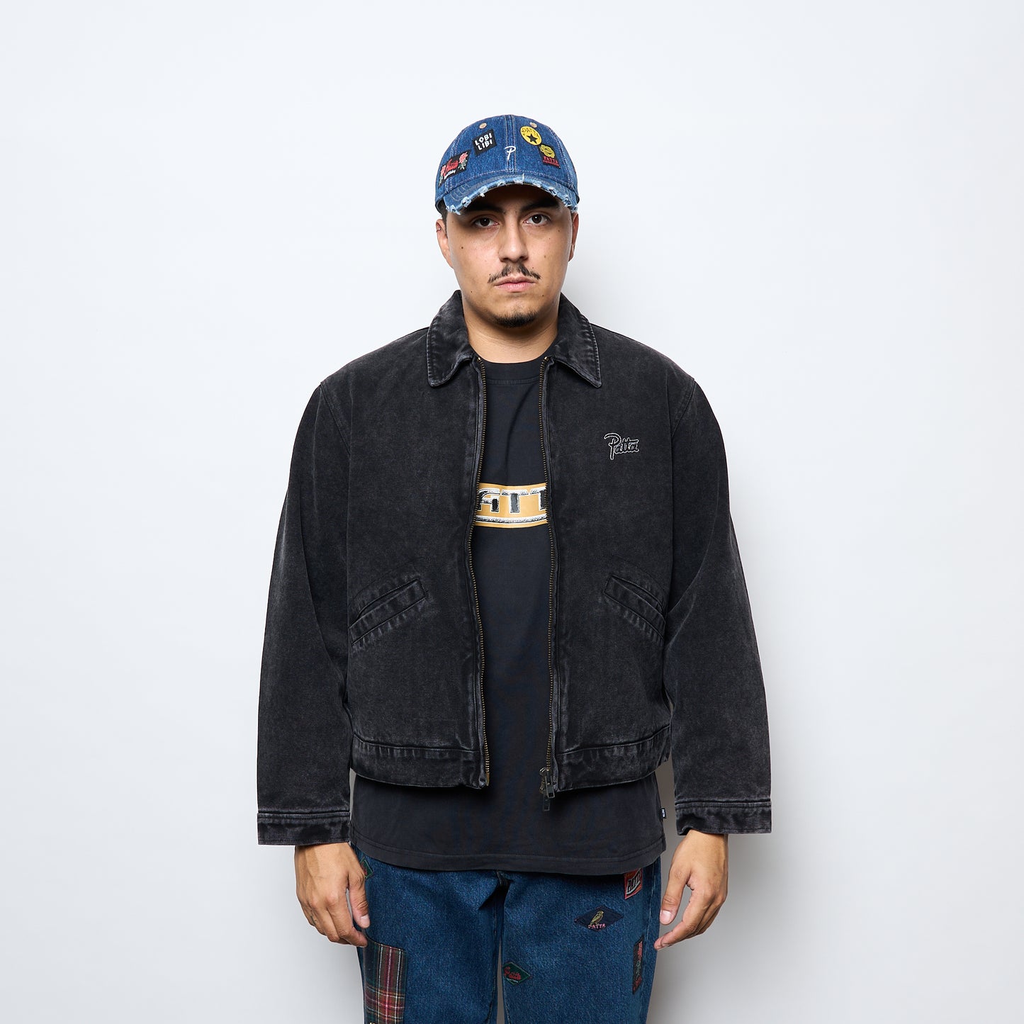 Patta - Washed Canvas Jacket (Black)