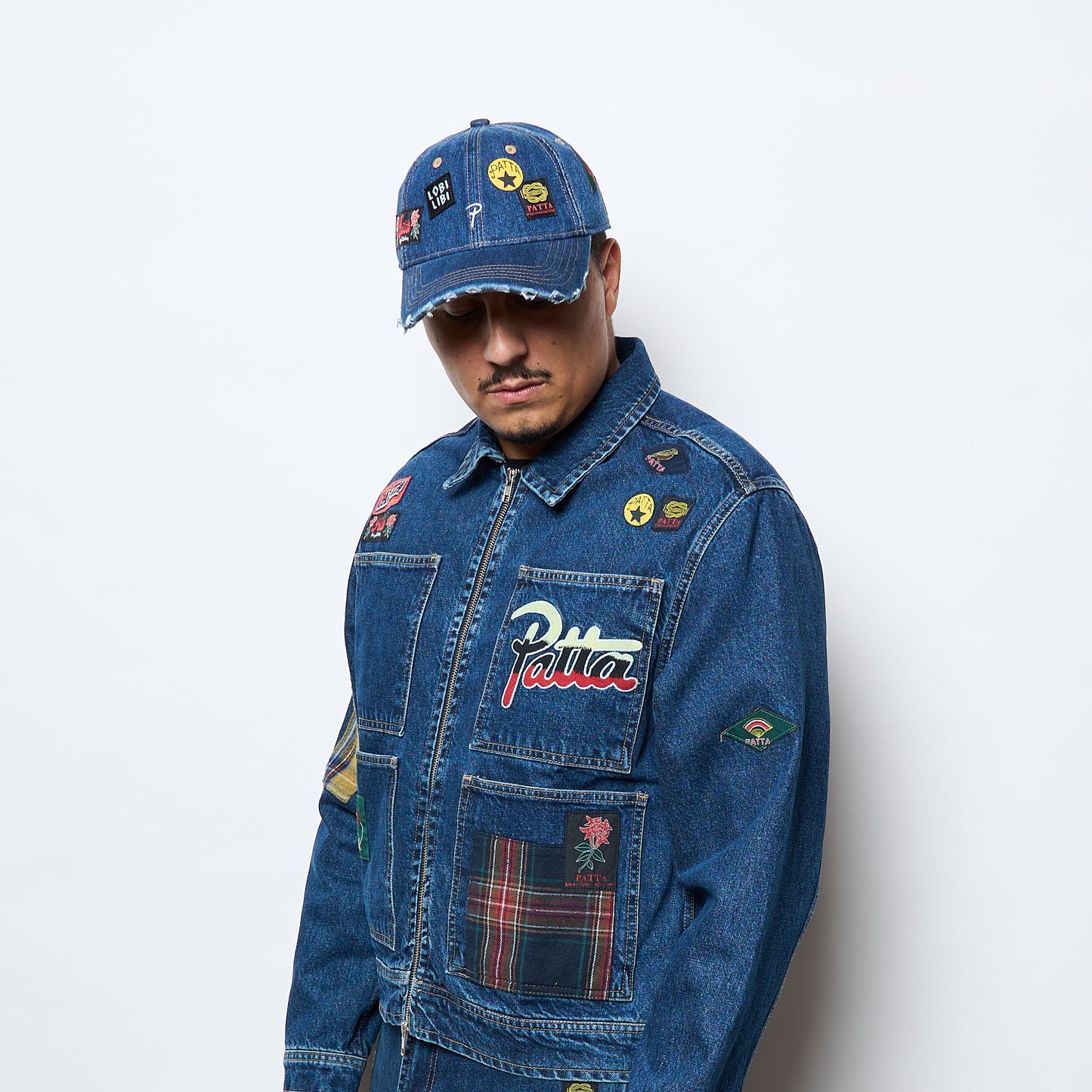 Patta - Whole Lotta Labels Denim Jacket (Light Blue Denim)