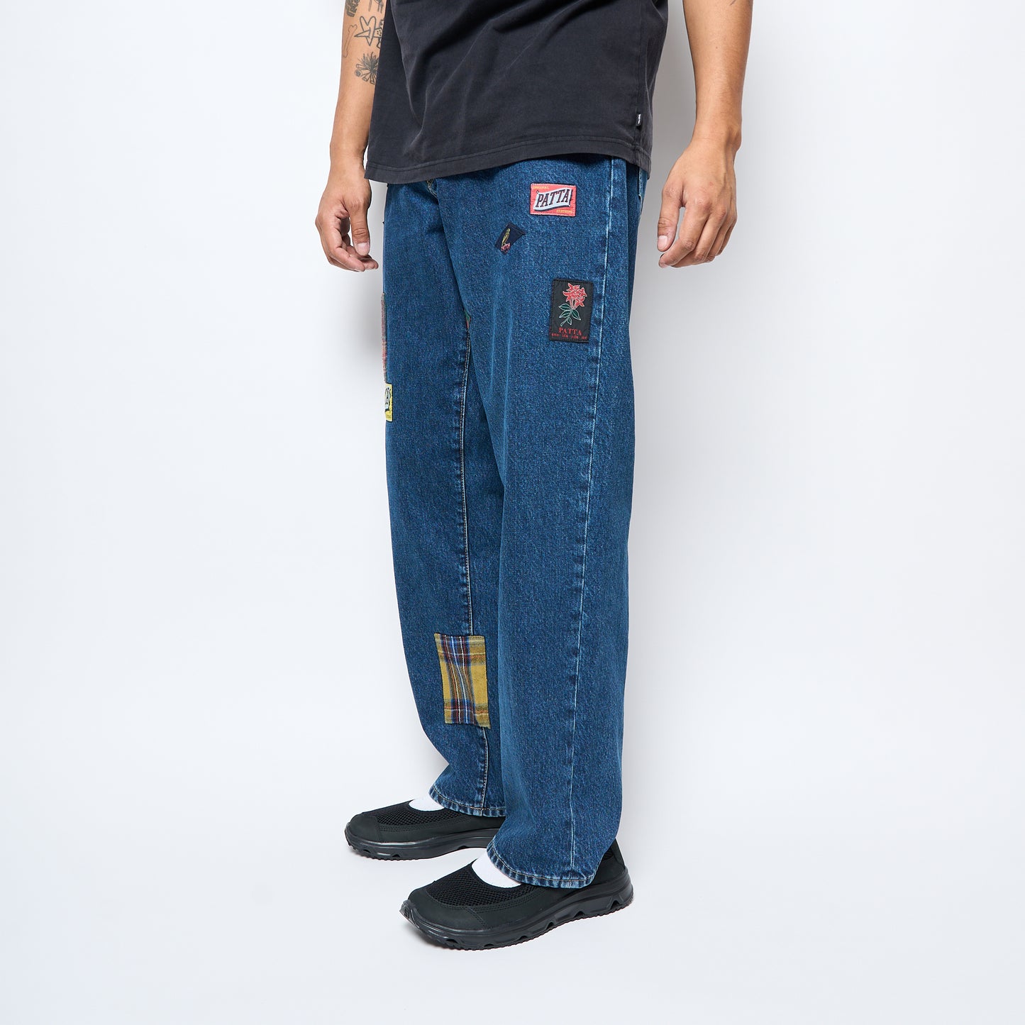 Patta - Whole Lotta Labels Denim Pants (Light Blue Denim)