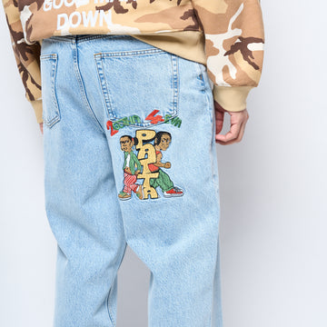 Patta 2Ghetha4Eva Denim Pants (Light Blue)