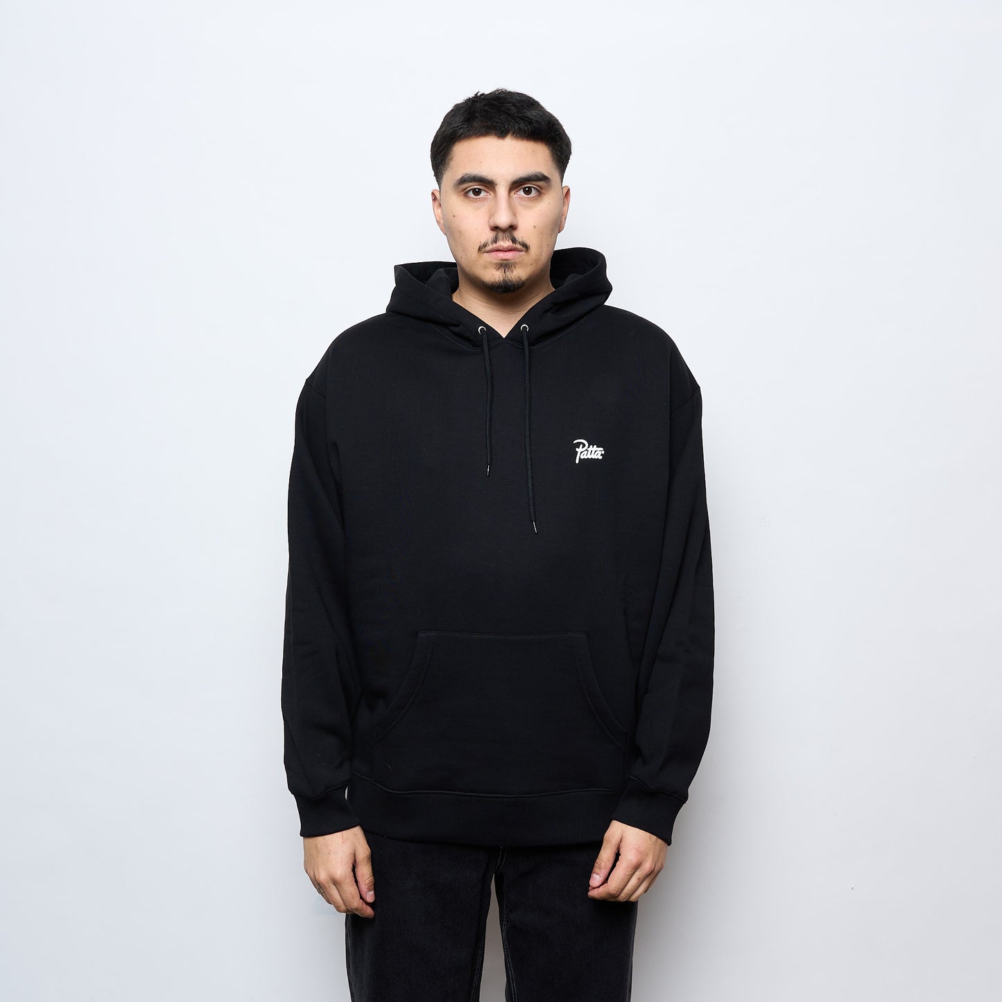 Patta - Bark Boxy Hooded Sweater (Black)