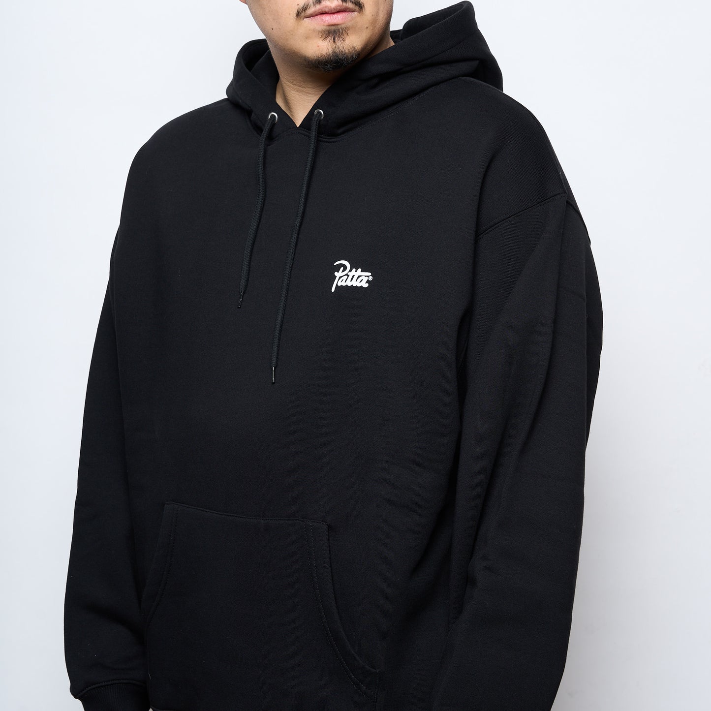 Patta - Bark Boxy Hooded Sweater (Black)