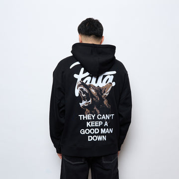 Patta - Bark Boxy Hooded Sweater (Black)