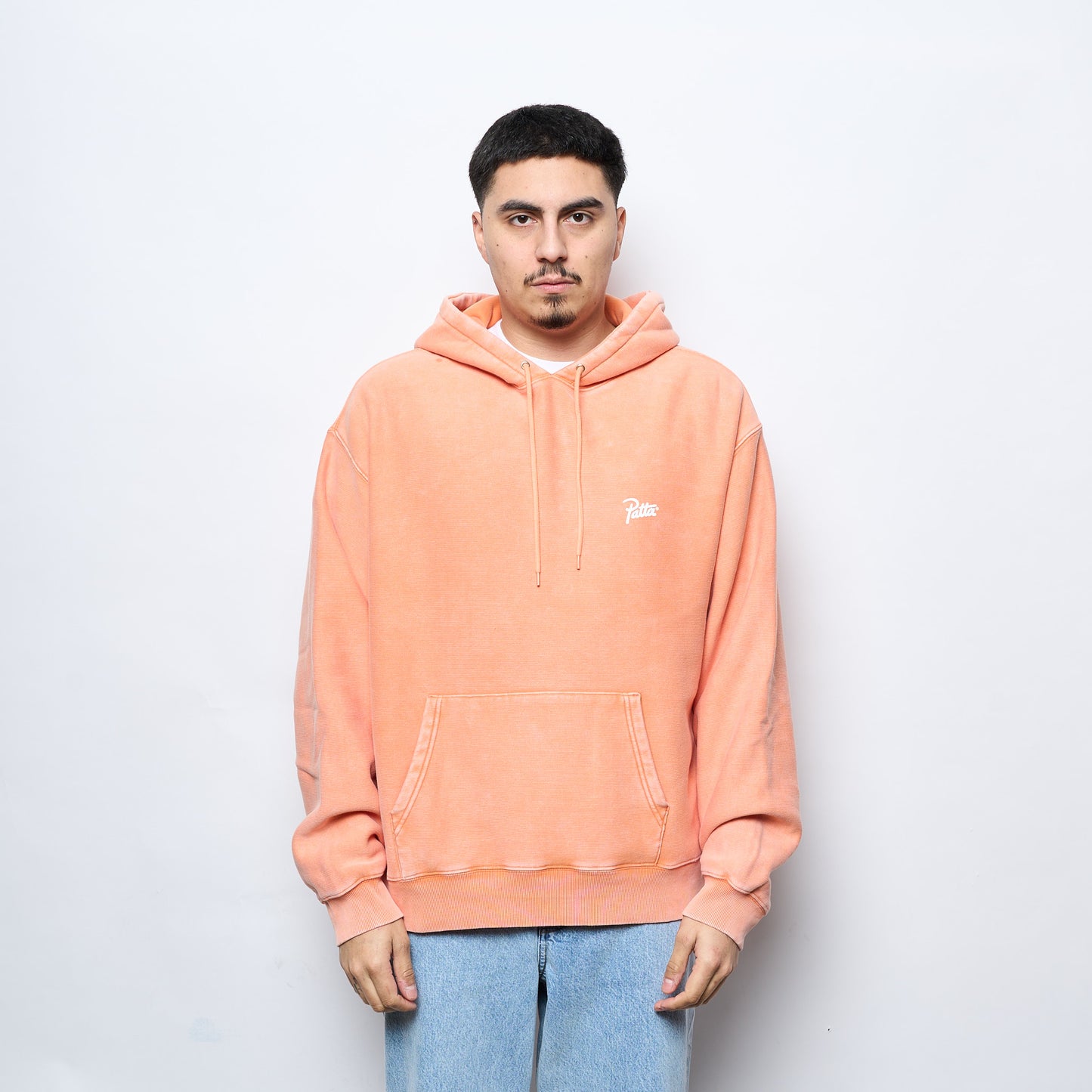 Patta - Classic Washed Hooded Sweater (Melon)