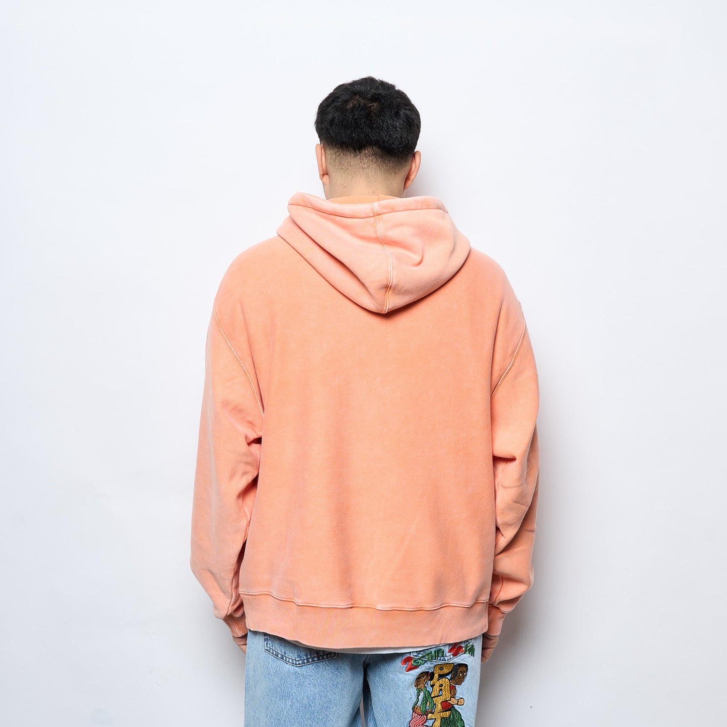 Patta - Classic Washed Hooded Sweater (Melon)