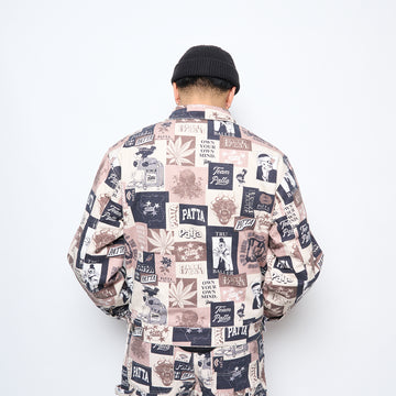 Patta Collage Insulated Canvas Jacket (Multi)