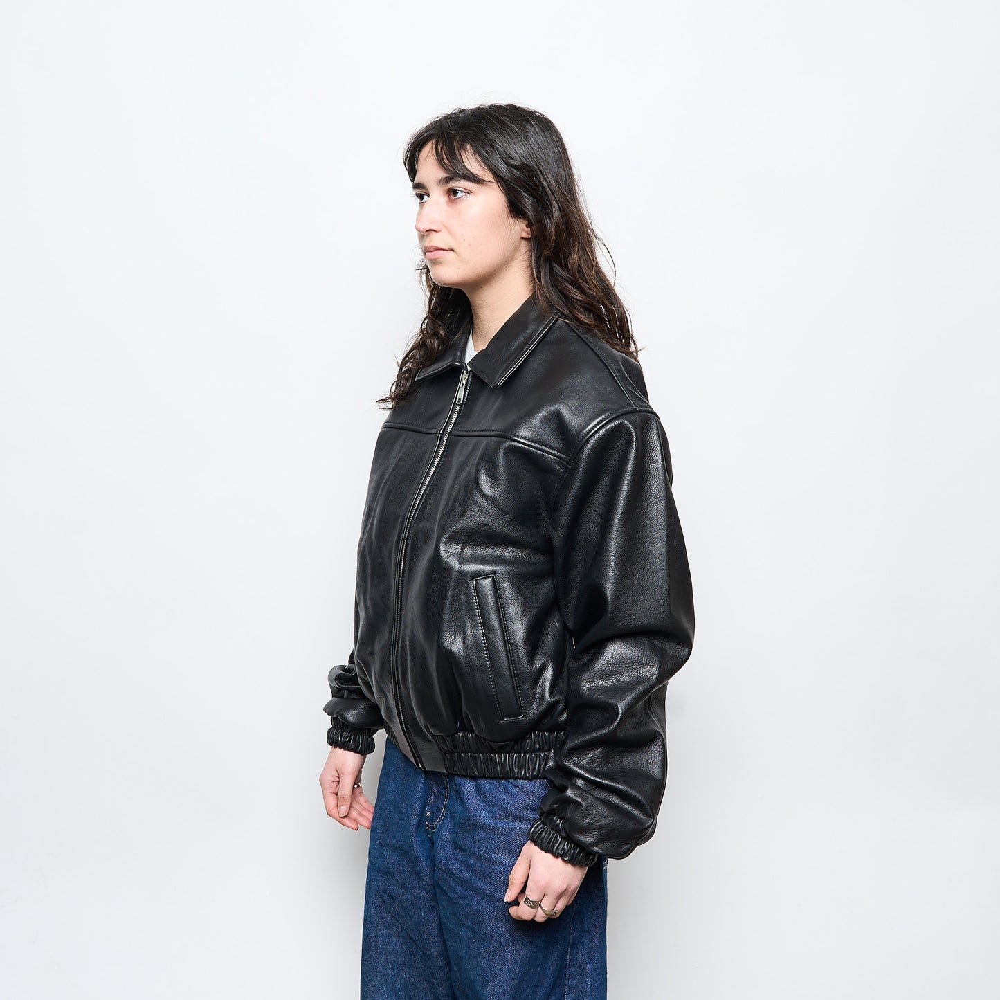 Patta NL - Leather Bomber jacket (Black)