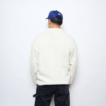 Patta Perfect Day Knitted Cardigan (Peyote)
