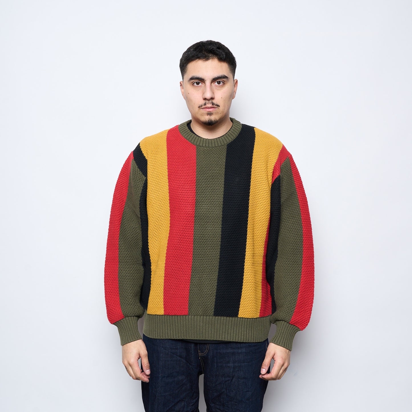 Patta - Striped Honeycomb Knitted Sweater (Multi)