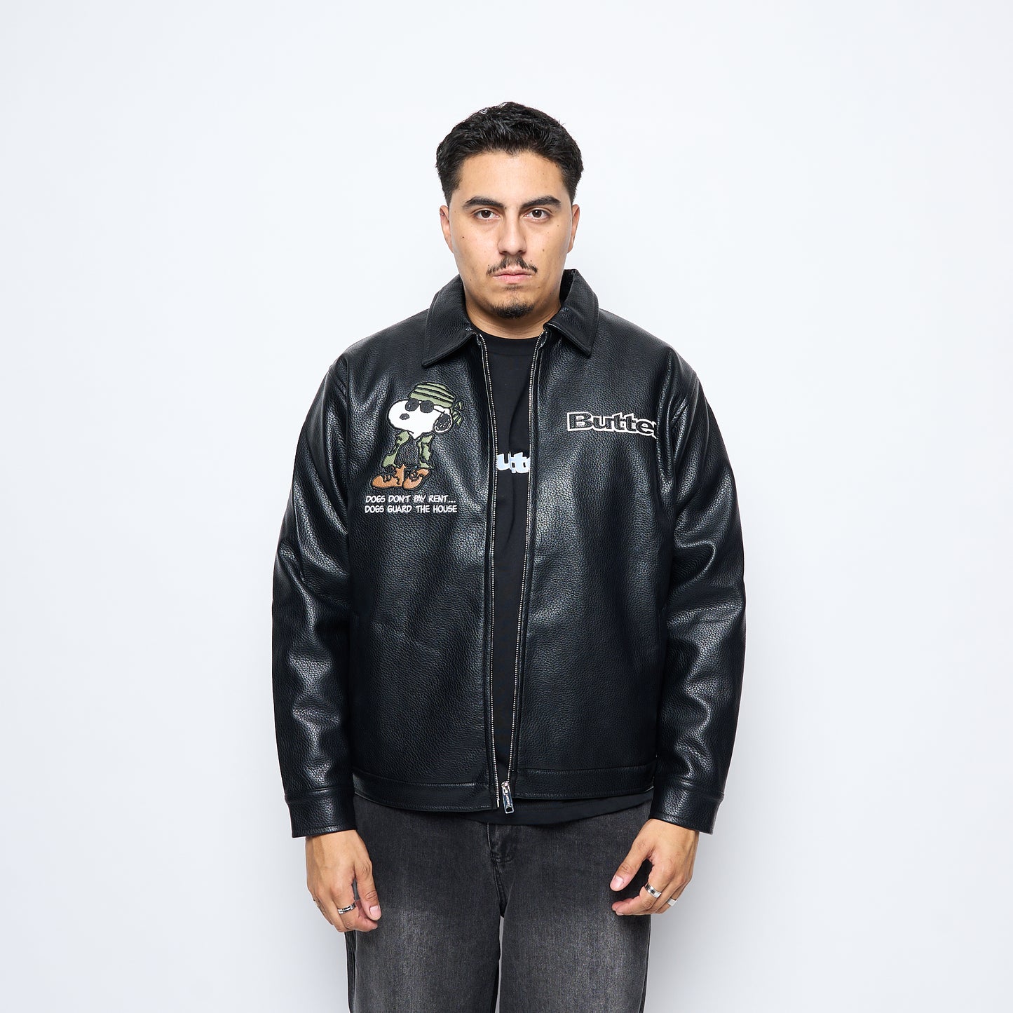 Peanuts x Butter Goods - Guard Dog Jacket (Black)