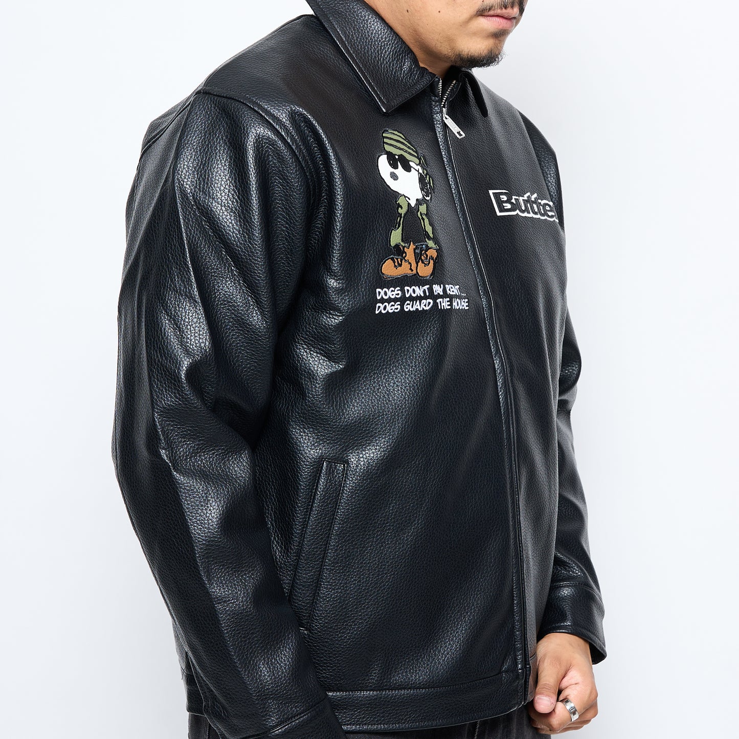 Peanuts x Butter Goods - Guard Dog Jacket (Black)