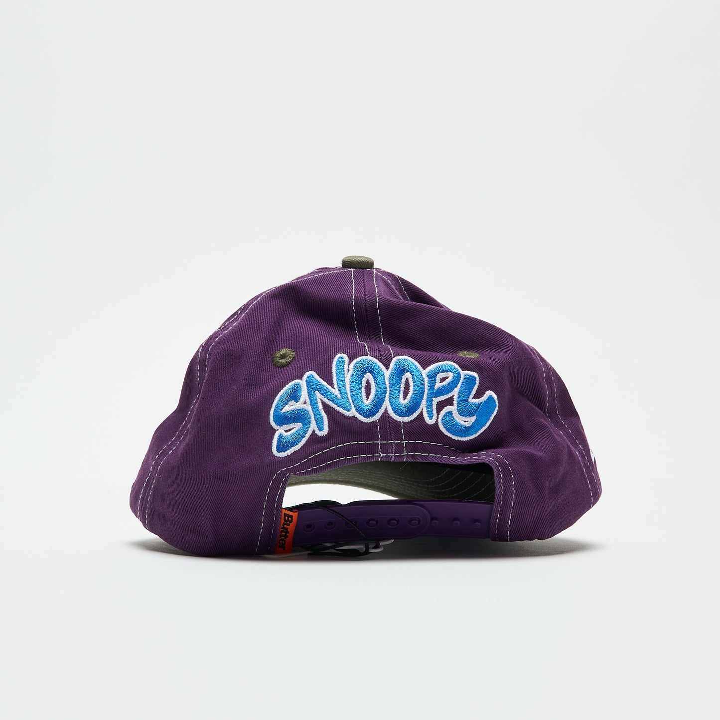 Peanuts x Butter Goods - Music Snapback Cap (Washed Purple/Fern)