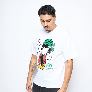 Peanuts x Butter Goods - Music Tee (White)