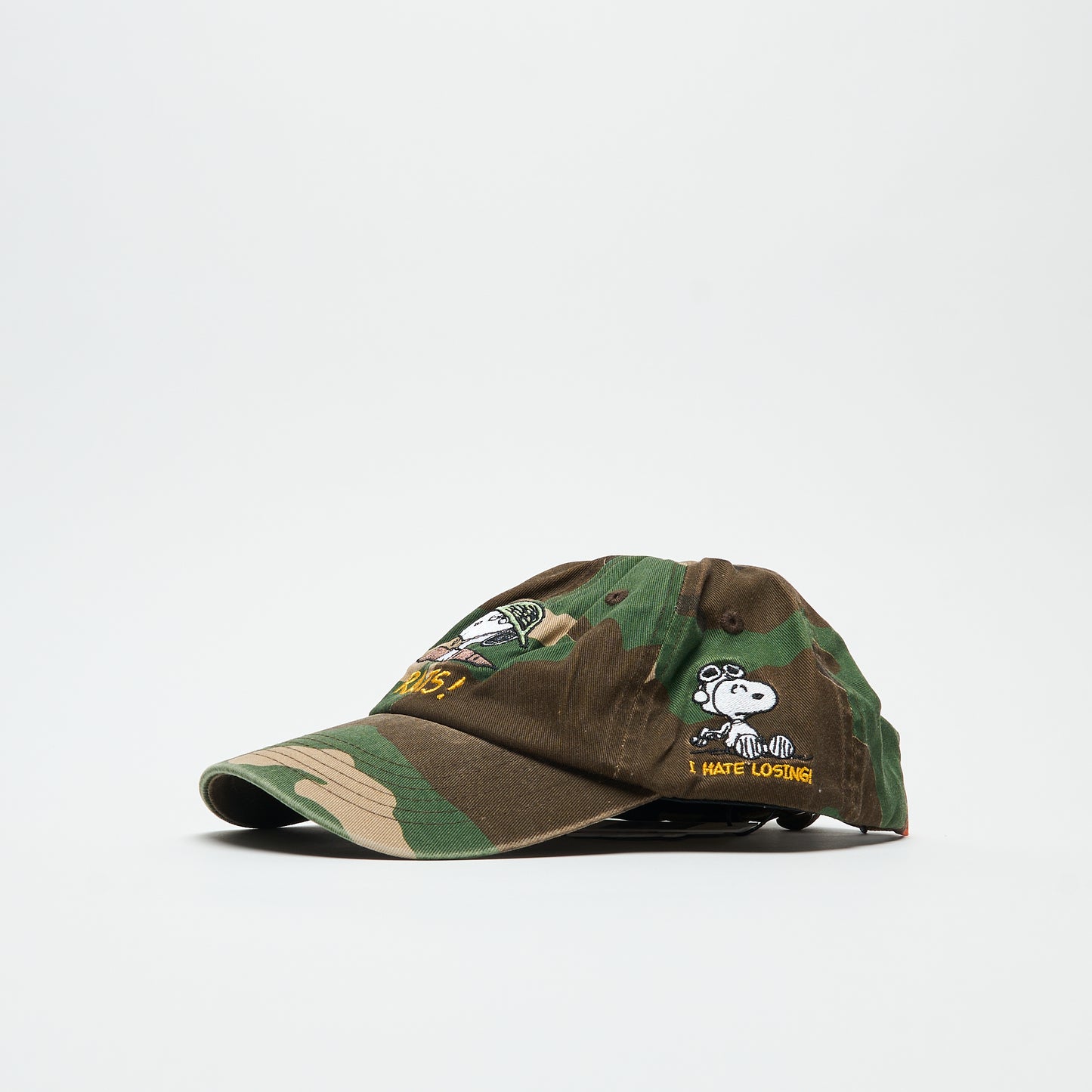 Peanuts x Butter Goods - Rats 6 Panel Cap (Washed Camo)