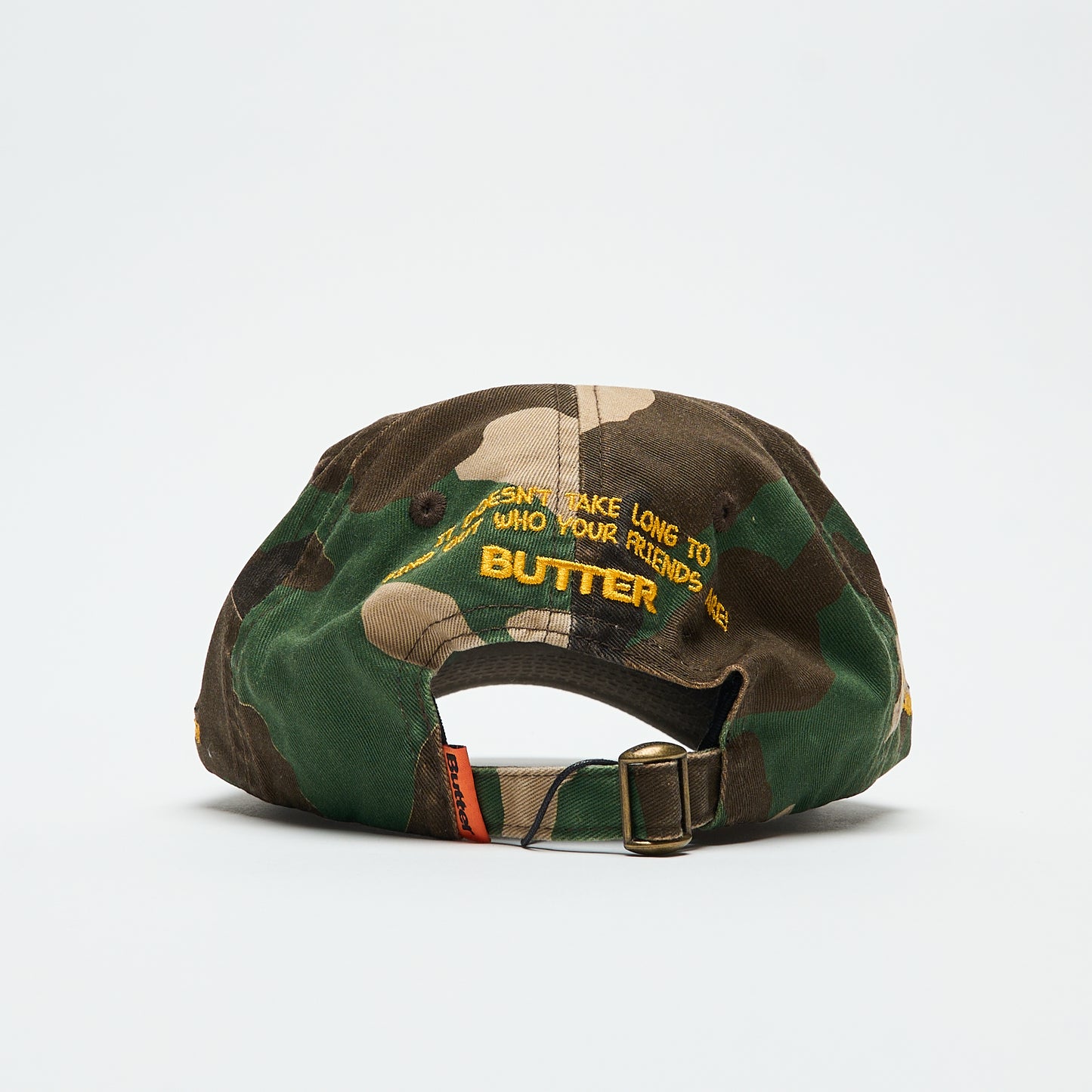 Peanuts x Butter Goods - Rats 6 Panel Cap (Washed Camo)