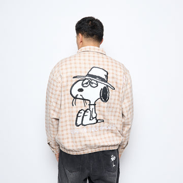 Peanuts x Butter Goods - Spike Jacket (Sandstone Plaid)