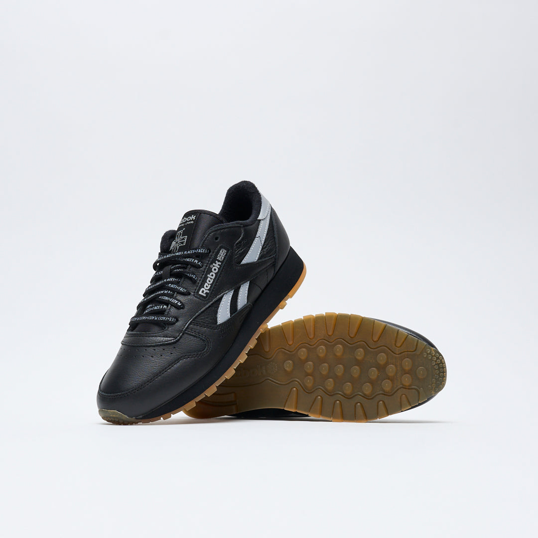 Places+Faces x Reebok - Classic Leather (Catalyst Black/Silver/White)