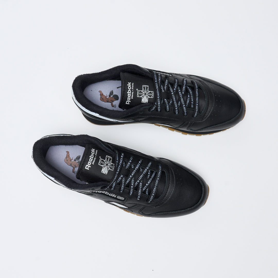 Places+Faces x Reebok - Classic Leather (Catalyst Black/Silver/White)