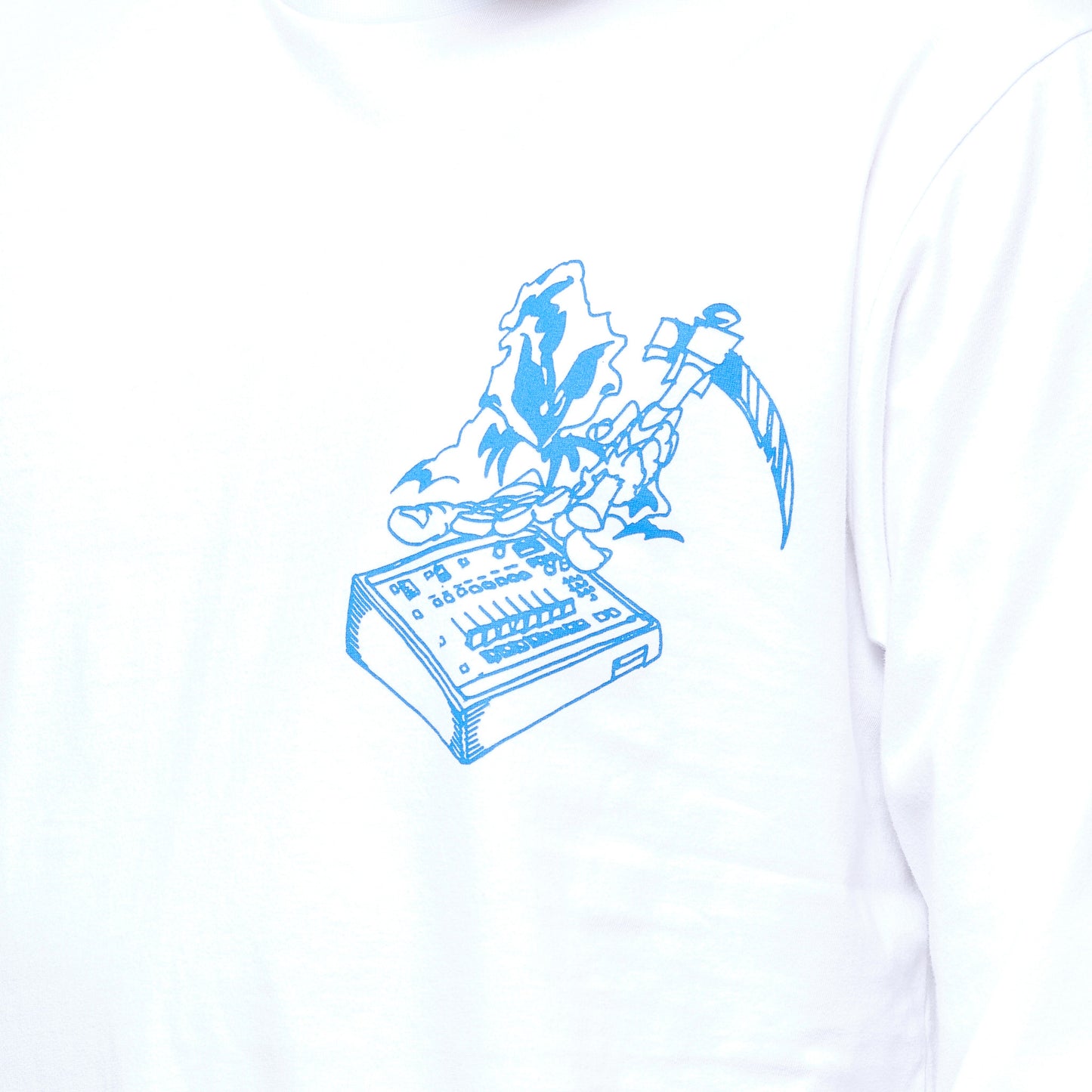 Pointer Brand - Kogancult's TR-808 T-Shirt Long Sleeve (White)