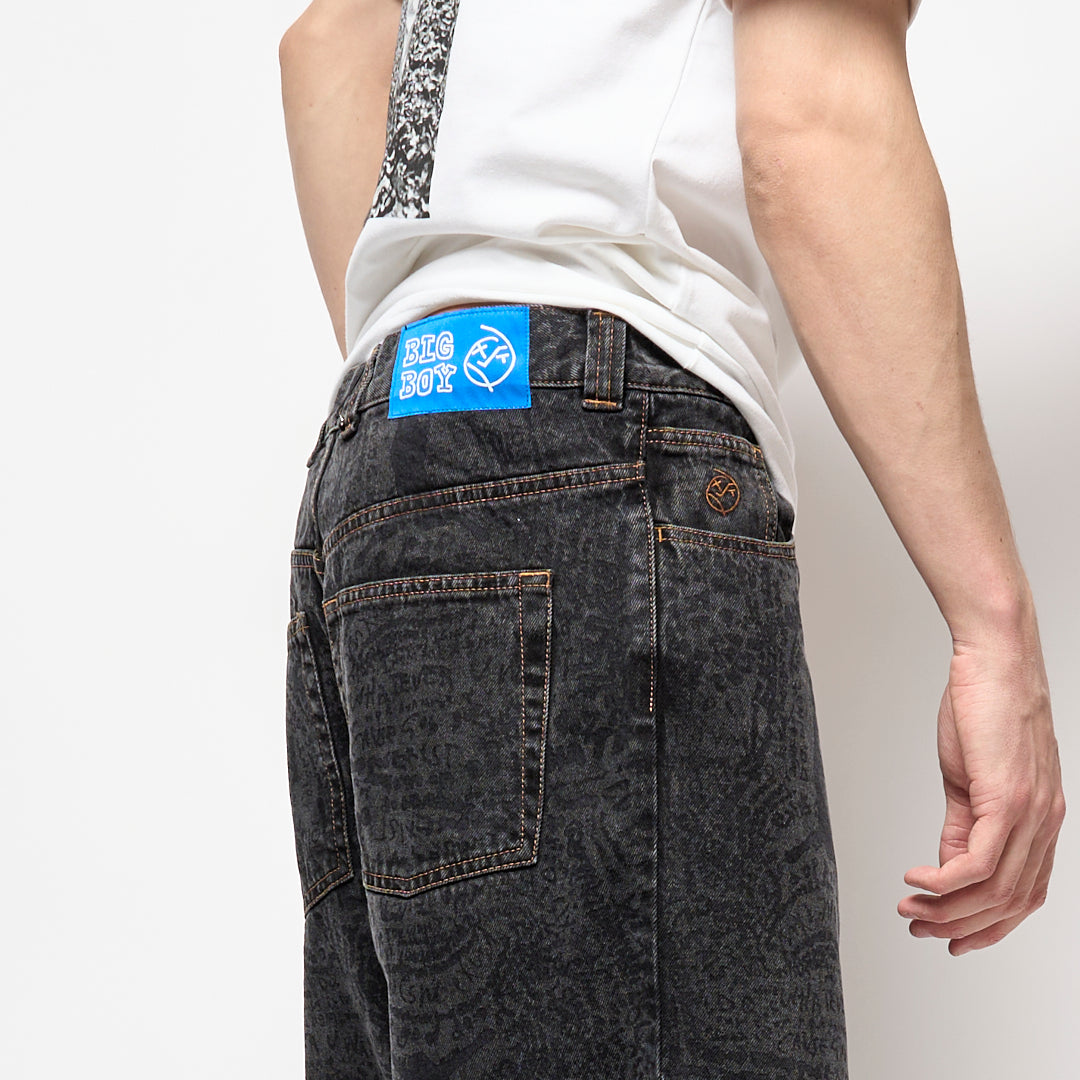 Polar Skate Co - Exist Big Boy Pants (Washed Black)