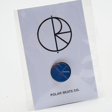 Polar Skate Co - Pin Fill Logo (Blue)